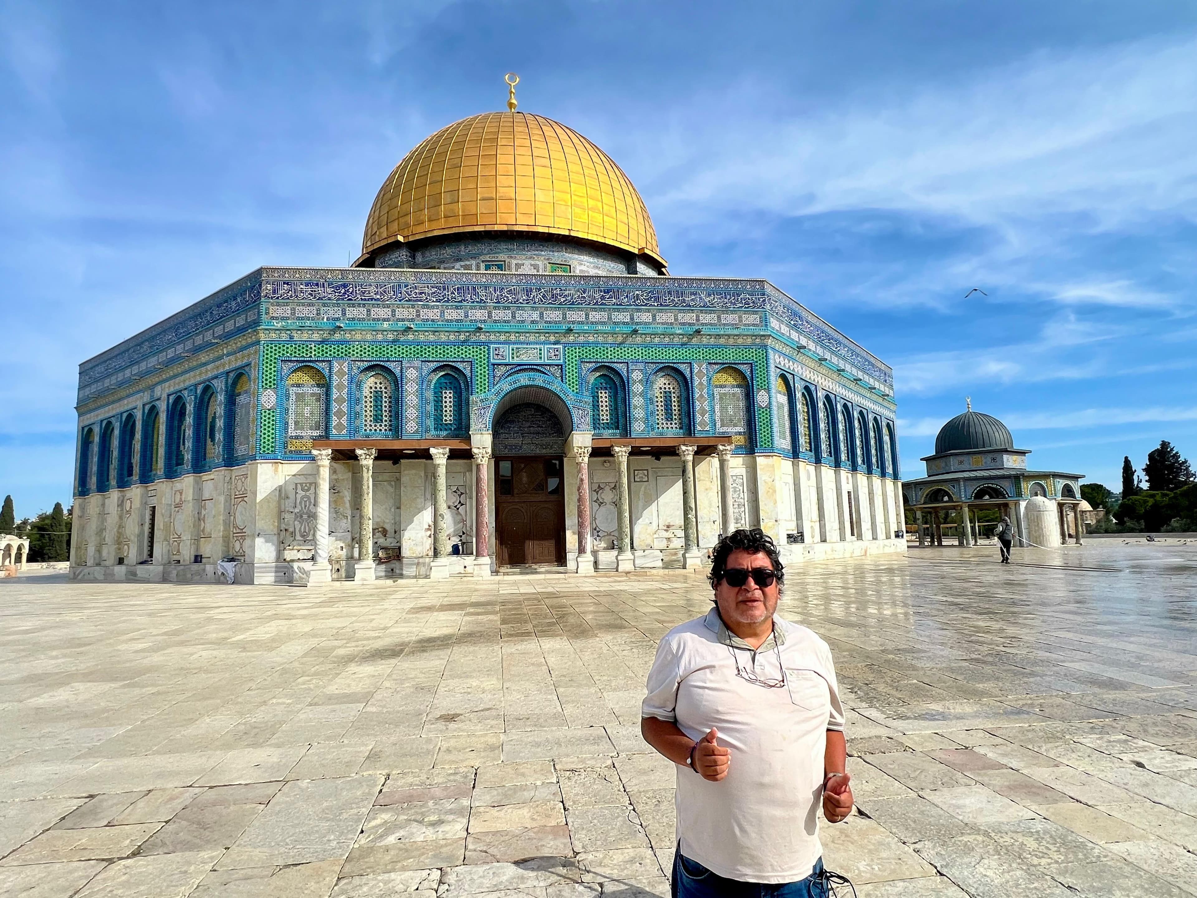 Freedy Sotelo en Jerusalén — recogiendo experiencias para el Perú